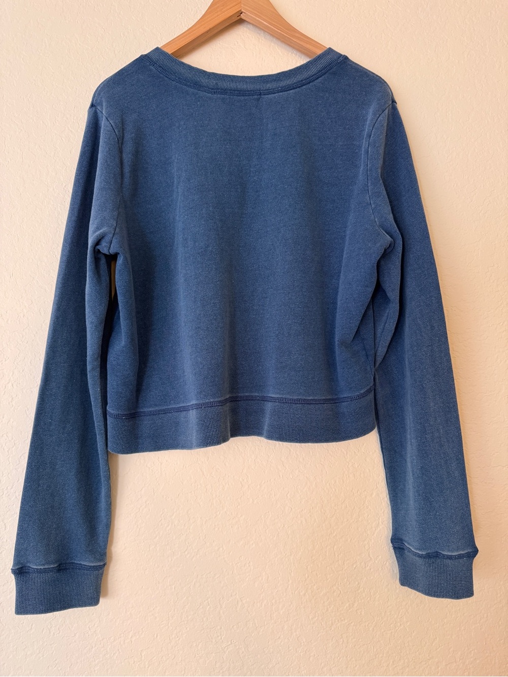 Z Supply Cardigan Top Daily Knit Denim Calypso Blue Indigo Vintage Blue Size L - Picture 4 of 9